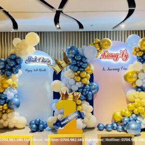 Trang trí thôi nôi song sinh