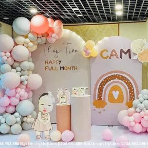 Decor thôi nôi bé gái