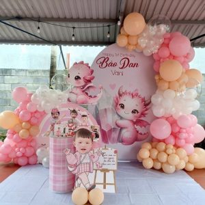 báo giá trang trí thôi nôi cho bé gái tuổi con rồng