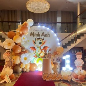 báo giá trang trí thôi nôi cho bé trai tuổi con rồng