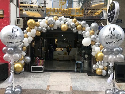 cổng bóng khai trương