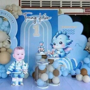 giá trang trí thôi nôi bé trai tuổi rồng