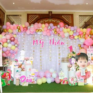 Trang trí sinh nhật cho bé gái
