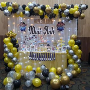 Background thôi nôi bé trai