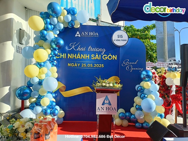 decor khai truong