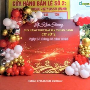 trang trí khai trương cửa hàng