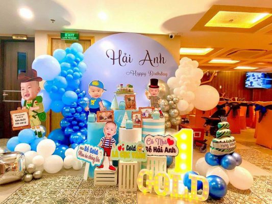 hướng dẫn cách trang trí sinh nhật cho bé trai