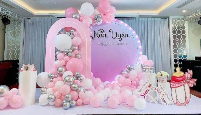 trang trí tiệc sinh nhật đơn giản