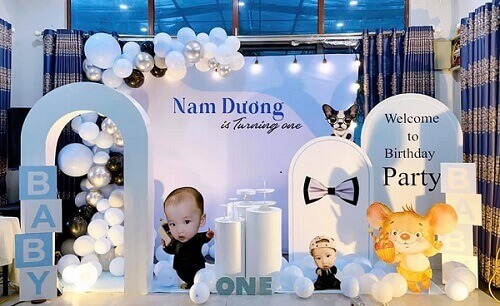 Trang trí sinh nhật cho bé