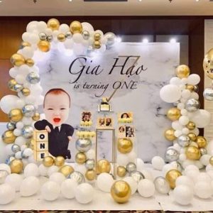 Cách trang trí bong bóng sinh nhật cho bé trai