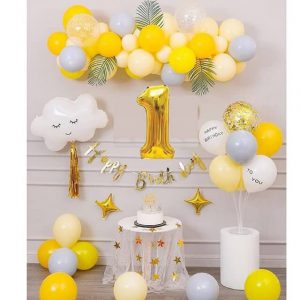 Trang trí đầy tháng cho bé