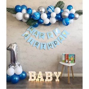 Trang trí đầy tháng cho bé trai