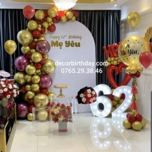 trang trí sinh nhật cho mẹ