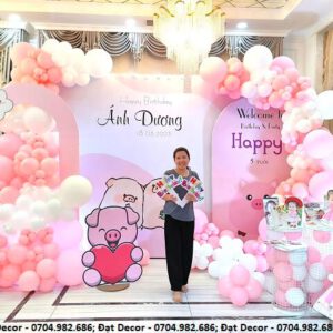 trang trí sinh nhật cho bé ánh dương