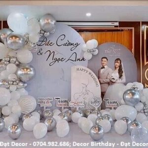 Trang trí tiệc cưới của anh Đức Cường và chị Ngọc Anh