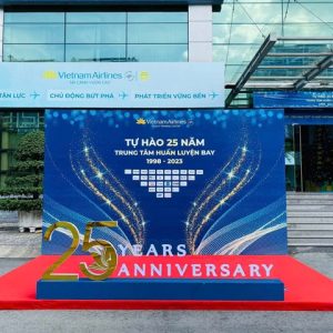 booth sự kiện kỉ niệm 25 năm