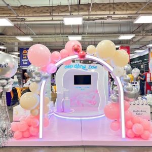 photobooth sự kiện DOVE tại HCM