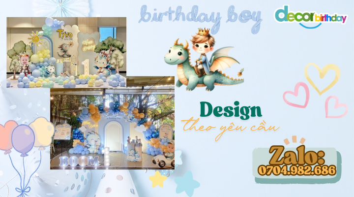 Trang trí thôi nôi bé trai