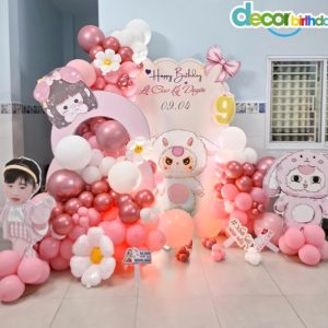 Trang trí sinh nhật chủ đề labubu