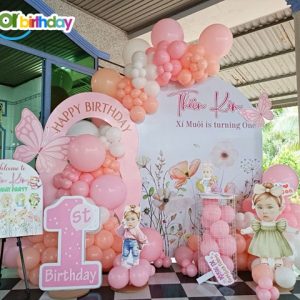 Thiết kế backdrop cho bé gái