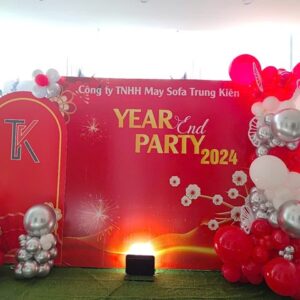 Trang trí tiệc công ty năm 2025