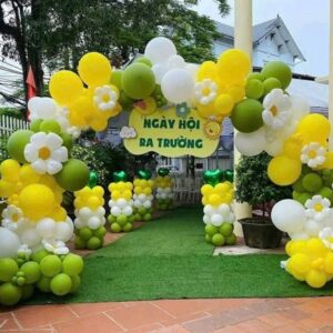 cổng bong bóng khai giảng năm học mới