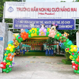 cổng bong bóng khai giảng năm học mới