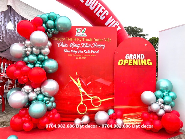 Trang trí khai trương văn phòng công ty chuyên nghiệp giá tốt