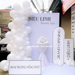 báo giá trang trí khai trương