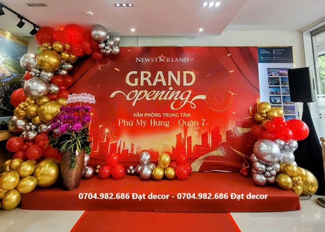 Backdrop khai trương văn phòng công ty độc đáo