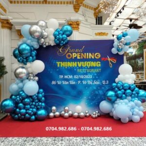 trang trí khai trương hcm