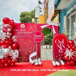 trang trí khai trương spa đẹp sang trọng tại tphcm