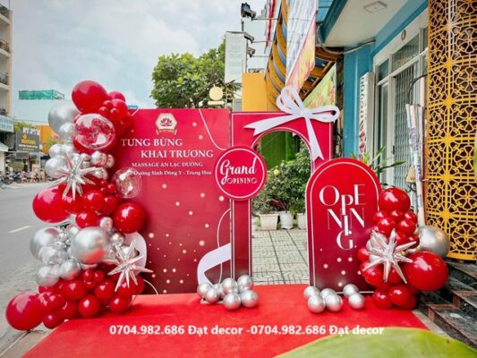 trang trí khai trương spa đẹp sang trọng tại tphcm