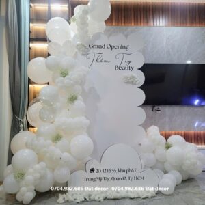 trang trí khai trương spa đẹp sang trọng tại tphcm