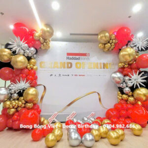 Trang trí lễ khai trương văn phòng công ty theo concept thương hiệu