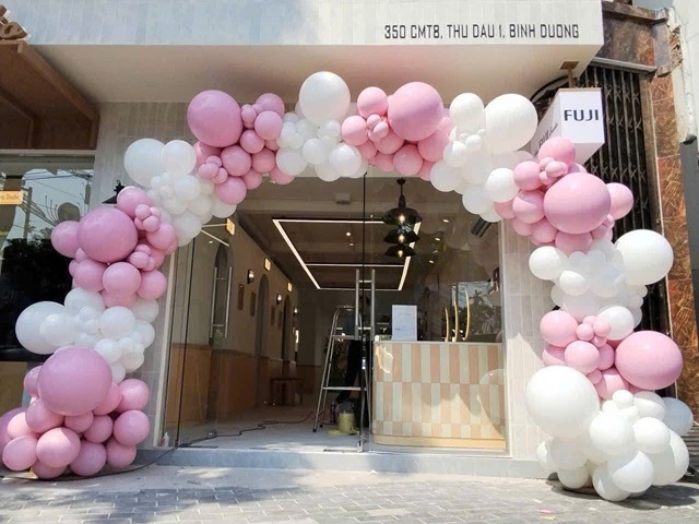 cổng bóng khai trương