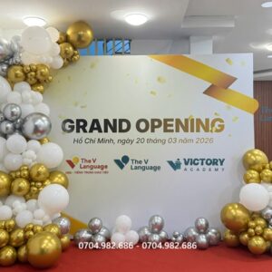 trang trí khai trương hcm