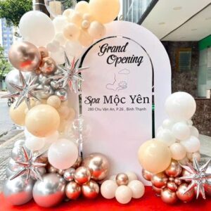 trang trí khai trương spa