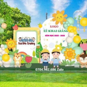 trang trí lễ tổng kết