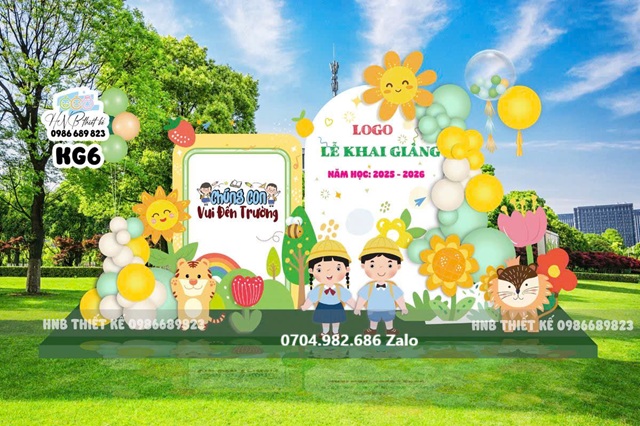 trang trí lễ tổng kết