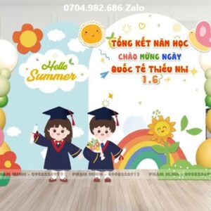 trang trí lễ tổng kết