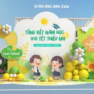 trang trí lễ tổng kết