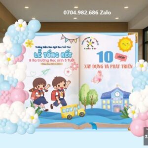 trang trí lễ tổng kết