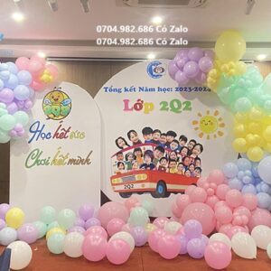 trang trí lễ tổng kết