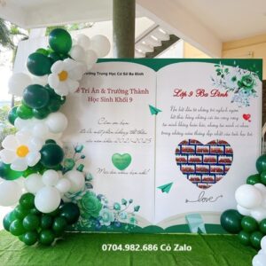 trang trí lễ tổng kết